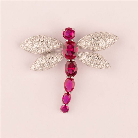 Spilla Ultima Edizione Donna in Argento SA00352-ROSSO - SA00352-ROSSO